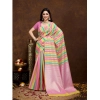 Women's Cotton Blended Printed Saree With Unstitched Blouse 5.5Mtr (Pink) Women's Cotton Blended Printed Saree With Unstitched Blouse 5.5Mtr (Pink)