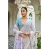 Women's Blended_Cotton Floral Weaving Pattern Saree With Unstitched Blouse 5.5Mtr (Pink) Women's Blended_Cotton Floral Weaving Pattern Saree With Unstitched Blouse 5.5Mtr (Pink)