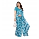 Women's Georgette Printed Saree With Unstitched Blouse 5.5Mtr (Sky Blue) Women's Georgette Printed Saree With Unstitched Blouse 5.5Mtr (Sky Blue)