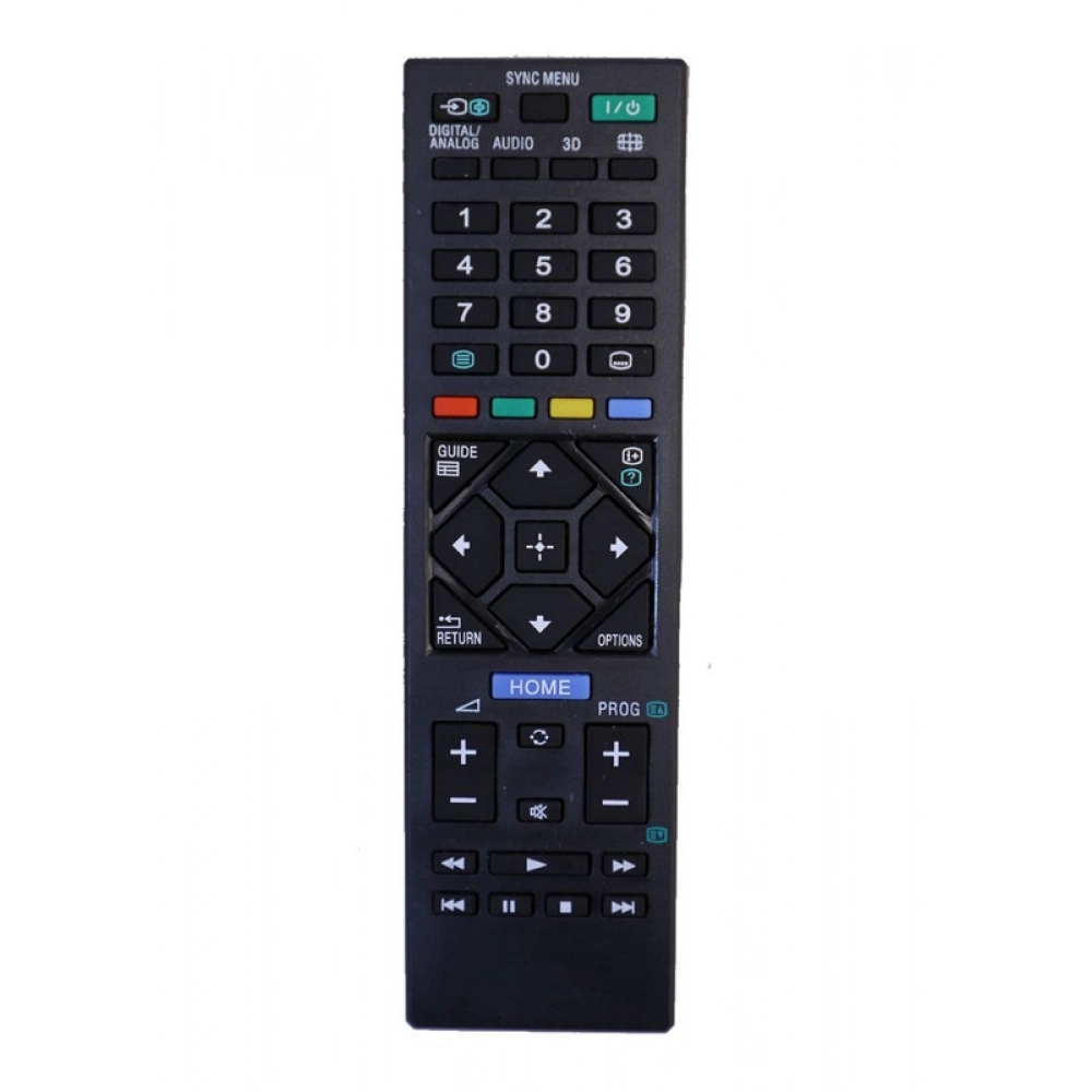 Ecomoye LCD/LED Universal Remote No. URC121, Compatible/Replacement for Sony Bravia LCD/LED TV Remote Control (Black), Black (Exactly Same Remote will Only Work)