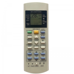 Ecomoye AC Remote No. 29B (No Backlight), Compatible/Replacement for Panasonic Inverter AC Remote Control, White (Exactly Same Remote will Only Work)