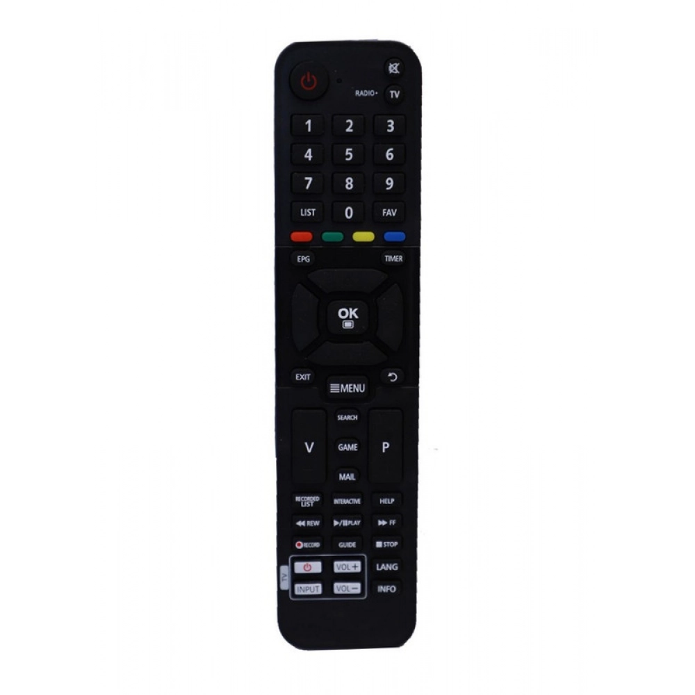 Ecomoye Set Top Box Remote No. 357, Compatible/Replacement for Siti Cable HD Set Top Box Remote Control, Black (Exactly Same Remote will Only Work)
