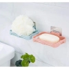 Pack of 5_Magic Sticker Soap Holder – Wall-Mount Soap Organizers (Color: Assorted )
