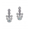 Women's Brass Silver Plated Necklace set (Turquoise)