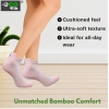 4_Pair Set Unisex Casual Cotton Printed Ankle Length Socks (Multicolor)