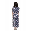 Girl's Rayon Polka Flutter Jumpsuit (Multicolor)