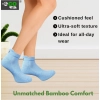 4_Pair Set Unisex Casual Cotton Printed Ankle Length Socks (Multicolor)