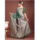 Women's Banarasi Silk Printed Saree With Unstitched Blouse 5.5Mtr (Dark Green) Women's Banarasi Silk Printed Saree With Unstitched Blouse 5.5Mtr (Dark Green)