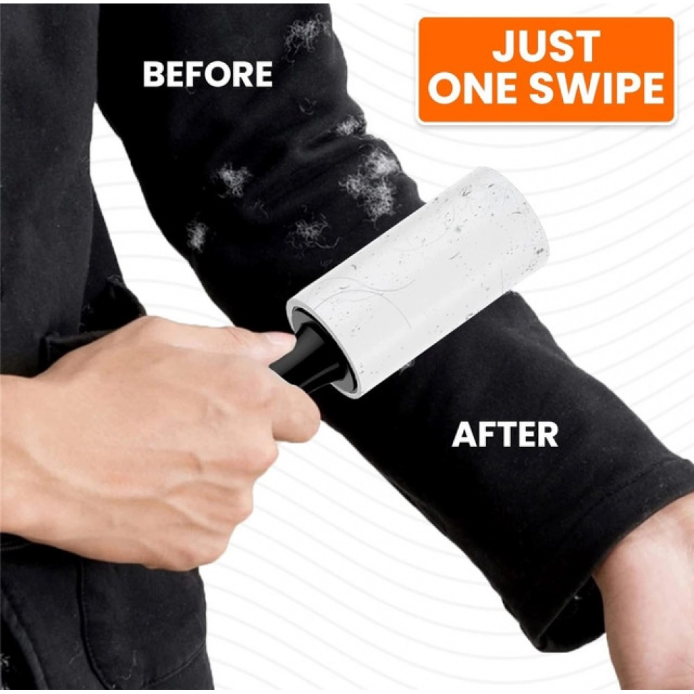 Pet Hair Remover 1 Handle And 4 Refill Totally 240 Sheets (White) Pet Hair Remover 1 Handle And 4 Refill Totally 240 Sheets (White)