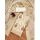 Women's Banarasi Silk Printed Unstitched Salwar Suit Material With Dupatta (White, 3Mtrs)