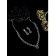 Women's Brass Silver Plated Necklace set (Blue) Women's Brass Silver Plated Necklace set (Blue)