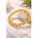 Natural Crystal 8mm Citrine Bracelet (Yellow)
