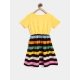 Girl's Cotton Striped Short Sleeve Dress (Multicolor) Girl's Cotton Striped Short Sleeve Dress (Multicolor)
