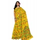 Women's Georgette Printed Saree With Unstitched Blouse 5.5Mtr (Yellow) Women's Georgette Printed Saree With Unstitched Blouse 5.5Mtr (Yellow)