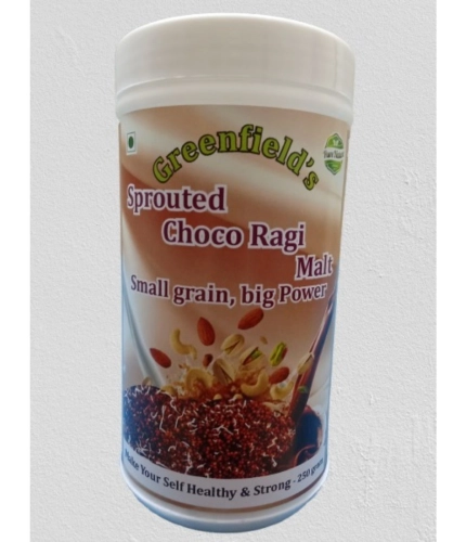 Greenfield'S Sprouted Choco Ragi Malt (250GM)
