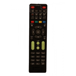 Ecomoye Set Top Box Remote No. 1, Compatible/Replacement for GTPL HD Set Top Box Remote Control, Black (Exactly Same Remote will Only Work)