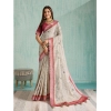 Women's Silk Blend Printed Saree With Unstitched Blouse 5.5Mtr (Beige) Women's Silk Blend Printed Saree With Unstitched Blouse 5.5Mtr (Beige)