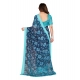 Women's Georgette Printed Saree With Unstitched Blouse 5.5Mtr (Sky Blue) Women's Georgette Printed Saree With Unstitched Blouse 5.5Mtr (Sky Blue)