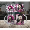 Anime Kamado Nezuko Ceramic Printed Coffee Mug (White)