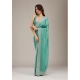 Women's Silk Embroidred Saree With Unstitched Blouse 5.5Mtr (Light Green)