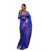 Women's Soft Lichi Silk Printed Saree With Unstitched Blouse 5.5Mtr (Blue) Women's Soft Lichi Silk Printed Saree With Unstitched Blouse 5.5Mtr (Blue)