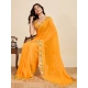 Women's Georgette Printed Saree With Unstitched Blouse 5.5Mtr (Yellow) Women's Georgette Printed Saree With Unstitched Blouse 5.5Mtr (Yellow)