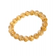 Natural Crystal 8mm Citrine Bracelet (Yellow)