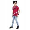 Boy's Cotton Grapic Printed Round Neck T-Shirt (Marron) Boy's Cotton Grapic Printed Round Neck T-Shirt (Marron)