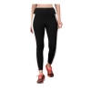 Dropship Women's Polyester Solid Ankle length High Waisted Tights (Black)