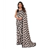 Women's Georgette Printed Saree With Unstitched Blouse 5.5Mtr (Black) Women's Georgette Printed Saree With Unstitched Blouse 5.5Mtr (Black)