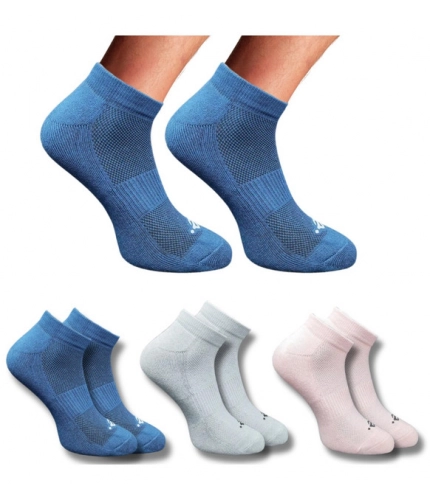 3_Pair Set Unisex Casual Cotton Printed Low Cut Socks (Multicolor)