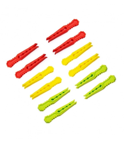 Pack of 4_Cloth Hanger Clips 36Pcs set – Multi-Purpose Clothes Pegs (Color: Assorted )