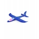 EPP Foam Galaxy Hand Throw Flying LED Glider Airplane (Blue-Multicolor)
