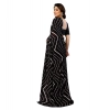 Women's Georgette Printed Saree With Unstitched Blouse 5.5Mtr (Black) Women's Georgette Printed Saree With Unstitched Blouse 5.5Mtr (Black)