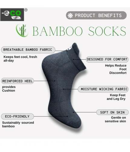 4_Pair Set Unisex Casual Cotton Printed Ankle Length Socks (Multicolor)