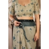 Women's Faux Linen Floral Print Ready to wear Saree With Unstitched Blouse 5.5Mtr (LightBeige) Women's Faux Linen Floral Print Ready to wear Saree With Unstitched Blouse 5.5Mtr (LightBeige)