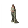 Women's Chiffon Printed Saree With Unstitched Blouse 5.5Mtr (Green) Women's Chiffon Printed Saree With Unstitched Blouse 5.5Mtr (Green)