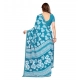 Women's Georgette Printed Saree With Unstitched Blouse 5.5Mtr (Sky Blue) Women's Georgette Printed Saree With Unstitched Blouse 5.5Mtr (Sky Blue)