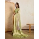 Women's Viscose Printed Saree With Unstitched Blouse 5.5Mtr (Light Green) Women's Viscose Printed Saree With Unstitched Blouse 5.5Mtr (Light Green)
