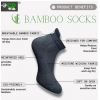 4_Pair Set Unisex Casual Cotton Printed Ankle Length Socks (Multicolor)