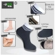 3_Pair Set Unisex Casual Cotton Printed Low Cut Socks (Multicolor)