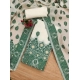 Women's Banarasi Silk Printed Unstitched Salwar Suit Material With Dupatta (Bottle Green, 3Mtrs)