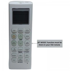 Ecomoye AC Remote No. 36 (No Backlight), Compatible/Replacement for LG AC Remote Control, White (Exactly Same Remote will Only Work)