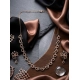 Women's Brass Silver Plated Necklace set (Silver) Women's Brass Silver Plated Necklace set (Silver)