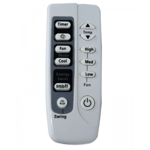 Ecomoye AC Remote No. 5 (No Backlight), Compatible/Replacement for Samsung AC Remote Control, White (Exactly Same Remote will Only Work)
