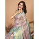 Women's Jacquard Saree With Unstitched Blouse 5.5Mtr (Multicolor)