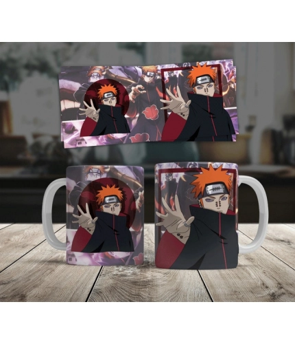 Anime Pain (Akatsuki) Ceramic Printed Coffee Mug (White)