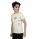Boy's Cotton Grapic Printed Round Neck T-Shirt (Beige ) Boy's Cotton Grapic Printed Round Neck T-Shirt (Beige )