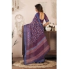 Women's Faux Linen Floral Print Ready to wear Saree With Unstitched Blouse 5.5Mtr (Dark_NavyBlue) Women's Faux Linen Floral Print Ready to wear Saree With Unstitched Blouse 5.5Mtr (Dark_NavyBlue)