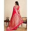 Women's Faux_Banarasi_Silk Woven Saree With Unstitched Blouse 5.5Mtr (Red) Women's Faux_Banarasi_Silk Woven Saree With Unstitched Blouse 5.5Mtr (Red)